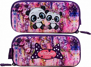 Пенал жесткий Панды (Winner, P-202)